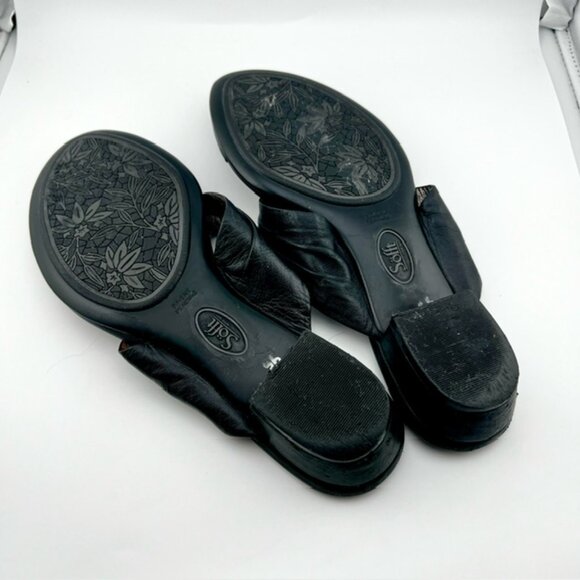 Sofft Womens Leather Sandals black, Size 8M - Picture 6 of 9